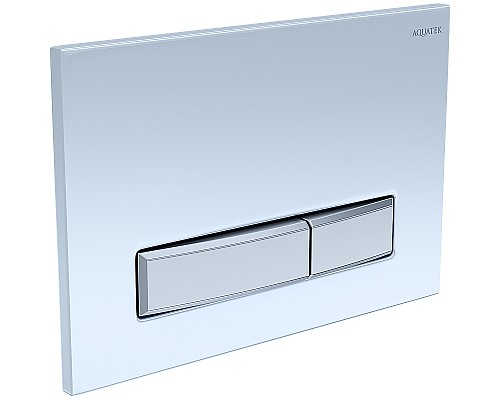 Комплект унитаза с инсталляцией Aquatek Set Aquatek Мия 4в1 с сиденьем Микролифт и клавишей смыва Белый глянцевый Никель