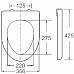 Сиденье для унитаза Horke O-1040C 01471040 с Микролифтом