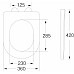 Сиденье для унитаза Horke O-1559C 01471559 с Микролифтом
