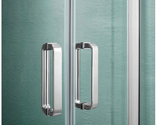 Душевой уголок Aquatek 80х80 AQ ARI RO 08020CH профиль Хром стекло прозрачное