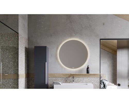 Зеркало Aqwella Moon C 100 MOON0210CH с подсветкой и подогревом с бесконтактным выключателем