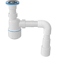 Сифон для раковины Nova 1050 Белый