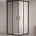 Душевой уголок RGW Passage PA-030B 90x90 3508103099-24 профиль Черный стекло матовое-сатинат
