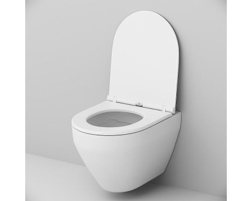 Комплект унитаза с инсталляцией AM.PM Spirit V2.0 FlashClean с сиденьем Микролифт и клавишей смыва Хром глянцевый