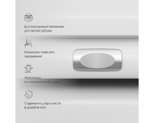 Комплект унитаза с инсталляцией AM.PM Spirit V2.0 FlashClean с сиденьем Микролифт и клавишей смыва Хром глянцевый