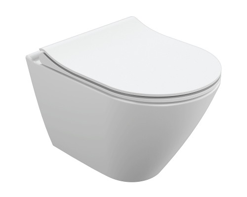 Унитаз Cersanit City Smart Clean On DPL EO slim LP 64822 подвесной с сиденьем Микролифт
