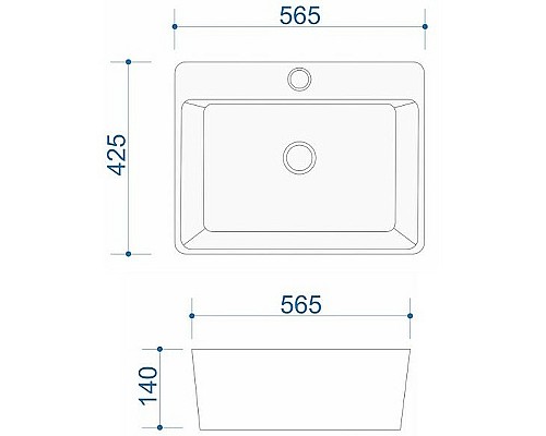 Раковина Maretti Sofia 57 SF13NS18-844 Белая