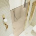 Душевая дверь Maybah Glass MGD-811-3 900x1980 на монопетле Золото стекло бронзовое матовое