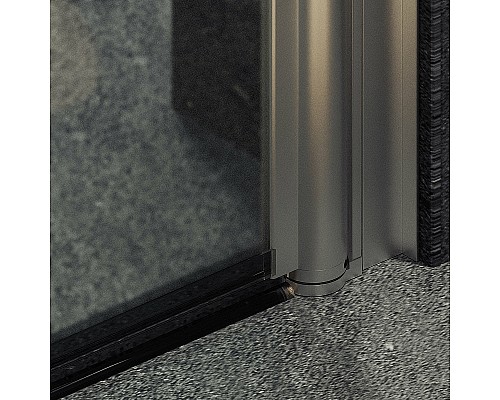 Душевая дверь Maybah Glass MGD-814-5 900x1980 на монопетле Хром матовый стекло сатиновое Душевая дверь Maybah Glass MGD-814-5 900x1980 на монопетле Хром матовый стекло сатиновое
