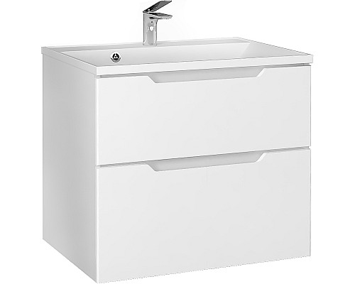 Тумба под раковину Raval Wector 70 Wct.01.70/P/W/MD подвесная Белая