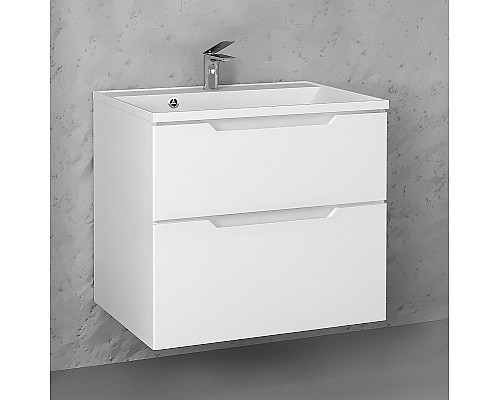 Тумба под раковину Raval Wector 70 Wct.01.70/P/W/MD подвесная Белая