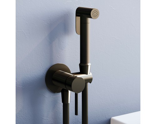 Гигиенический душ со смесителем RGW Shower Panels SP-211B 581408211-04 Черный матовый