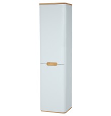 Шкаф пенал Vitra Sento 40 L 60854 подвесной с бельевое корзиной Белый матовый