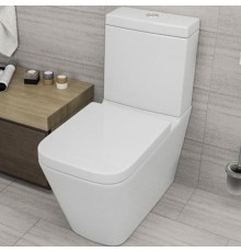 Унитаз компакт beWash Kraft Белый глянец с бачком и сиденьем Микролифт