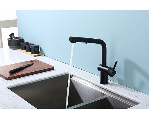 Смеситель для кухни Raglo R86.49.06 Черный матовый