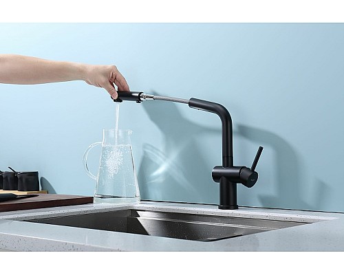 Смеситель для кухни Raglo R86.49.06 Черный матовый