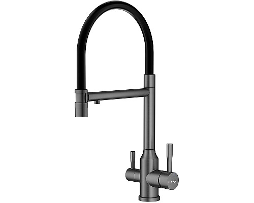 Смеситель для кухни Raglo R81.63.09 Графит матовый Черный