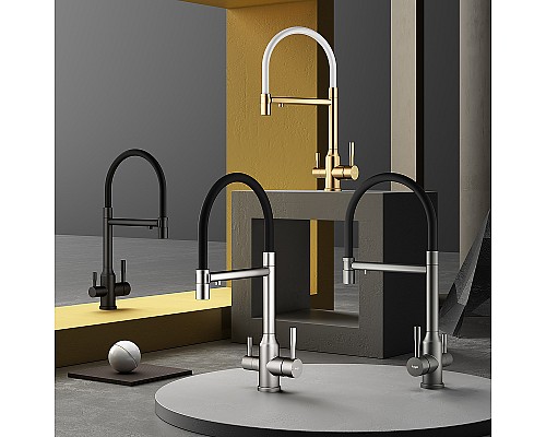 Смеситель для кухни Raglo R81.63.09 Графит матовый Черный