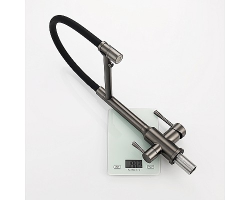 Смеситель для кухни Raglo R81.63.09 Графит матовый Черный