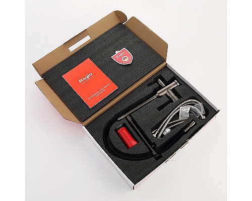 Смеситель для кухни Raglo R81.63.09 Графит матовый Черный