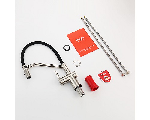 Смеситель для кухни Raglo R86.41.05 Сатин Черный