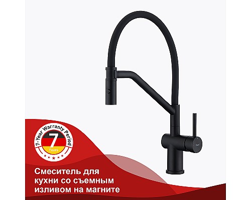 Смеситель для кухни Raglo R86.41.06 Черный матовый