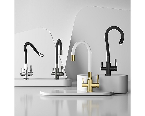 Смеситель для кухни Raglo R81.64.05 Сатин Черный