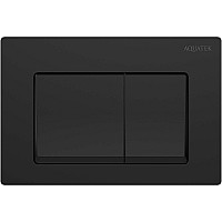 Клавиша смыва Aquatek Small TDI-0000007 Черная матовая