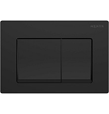 Клавиша смыва Aquatek Small TDI-0000007 Черная матовая