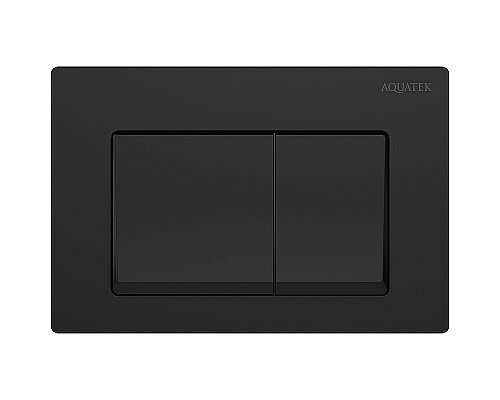 Клавиша смыва Aquatek Small TDI-0000007 Черная матовая