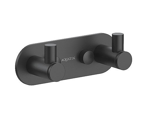Вешалка для полотенец Aquatek Европа AQ4102MB Черная матовая