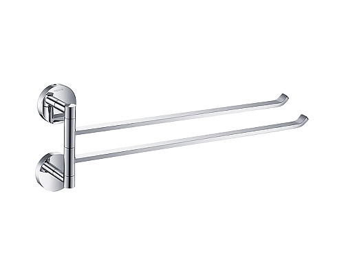 Полотенцедержатель Aquatek Бетта AQ4613CR двойной поворотный Хром