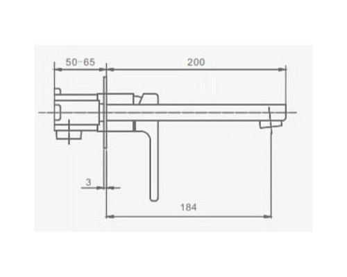 Смеситель для раковины Raglo R30.11 Хром