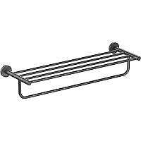 Полка для полотенец Aquatek Европа AQ4115MB Черная матовая