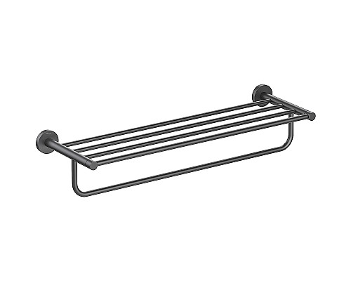 Полка для полотенец Aquatek Европа AQ4115MB Черная матовая