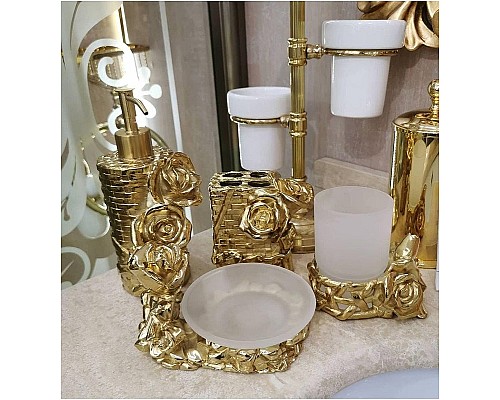 Держатель для зубных щеток Art&Max Rose AM-B-0091B-Do Золото