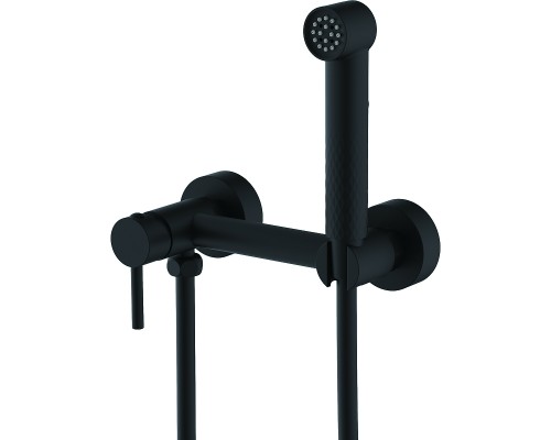 Гигиенический душ со смесителем Splenka S99.51.06 Черный матовый