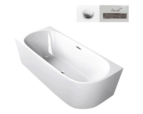 Акриловая ванна Ceruttispa Ami 170x75 L СT10090 без гидромассажа