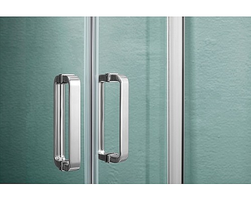 Душевой уголок Aquatek 100х100 AQ ARI RO 10020CH профиль Хром стекло прозрачное