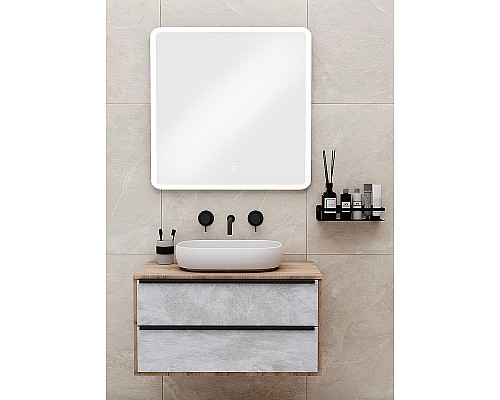 Зеркало Runo Руан 80 00-00001289 с подсветкой с сенсорным выключателем