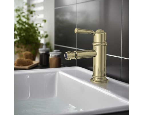 Смеситель для биде Aquatek Классик AQ1518PG Полированное золото