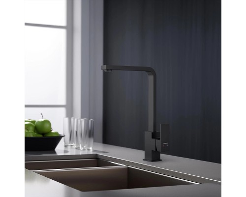 Смеситель для кухни Aquatek Либра AQ1680MB Черный матовый