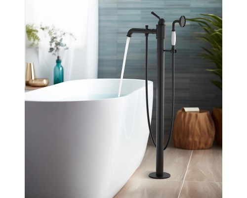 Смеситель для ванны Aquatek Классик AQ1545MB Черный матовый