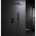 Душевая система Aquatek Либра AQ1673MB Черная матовая