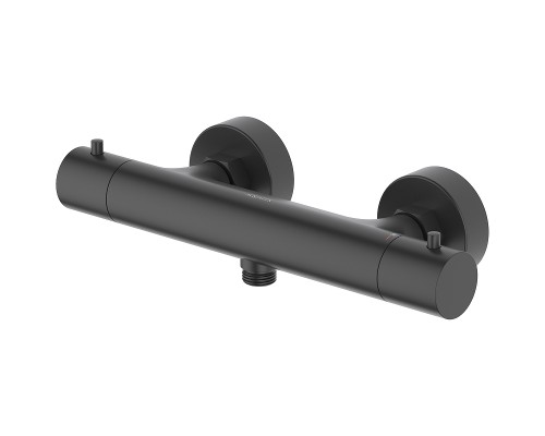 Смеситель для душа Aquatek Европа AQ1363MB с термостатом Черный матовый