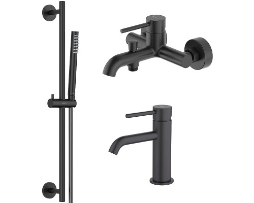 Комплект смесителей Aquatek Европа AQ1330MB Черный матовый