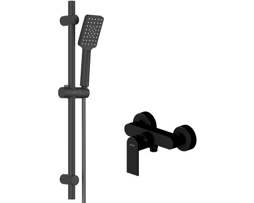 Смеситель для душа Aquatek Лира AQ1432MB Черный матовый