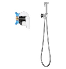 Гигиенический душ со смесителем Aquatek Бетта Хром