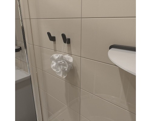 Крючок Altasan Лотос ЛТ10ЧМ Черный матовый