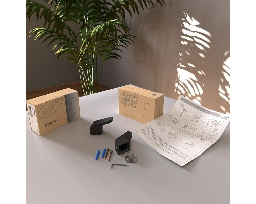 Крючок Altasan Лотос ЛТ10ЧМ Черный матовый